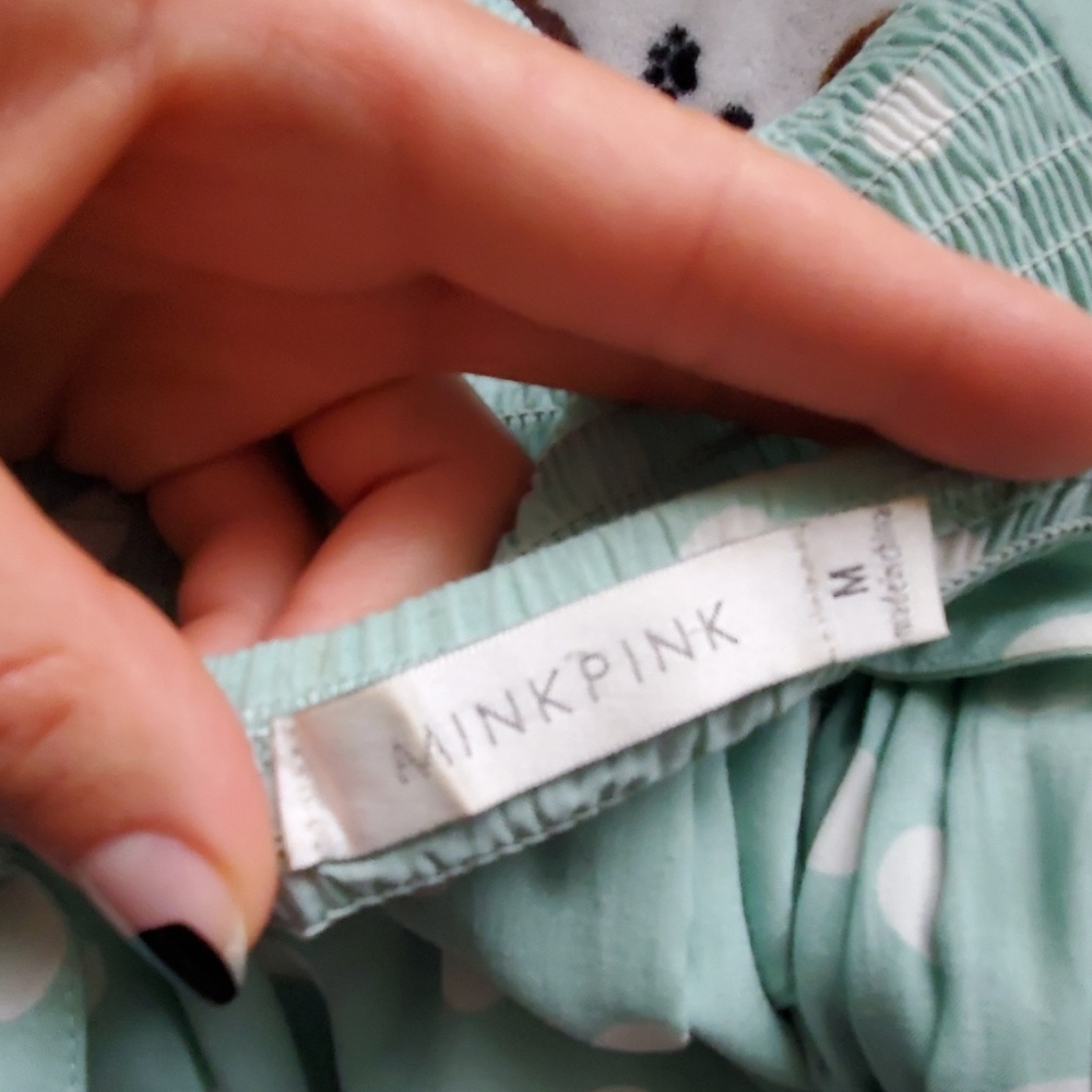 Mint Minkpink dress with pockets - Picture 4 of 4